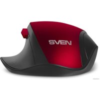 Мышь SVEN RX-525SW (черный/красный)