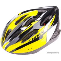 Cпортивный шлем Cigna WT-040 (черный/желтый/белый)