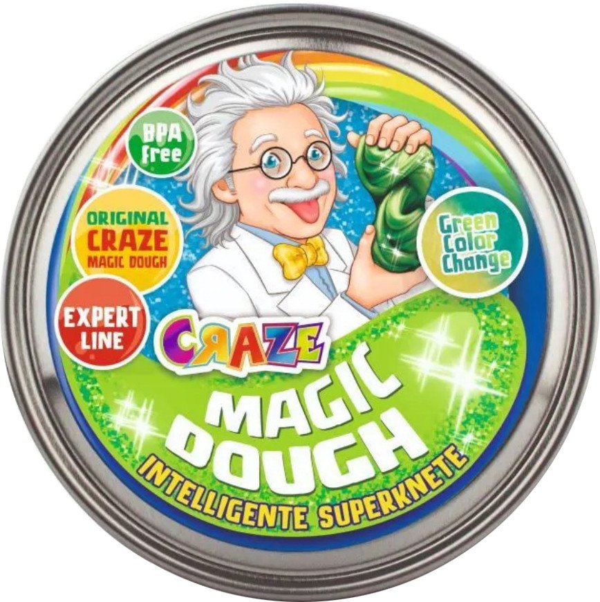 

Тесто для лепки Craze Magic Dough Попрыгунчик Опыты профессора 35245.B (зеленый)