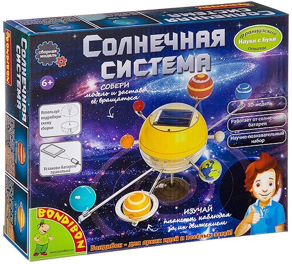

Набор для опытов Bondibon Науки с Буки Солнечная система ВВ3059