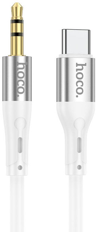 

Кабель Hoco UPA22 USB Type-C - 3.5 jack (1 м, белый)