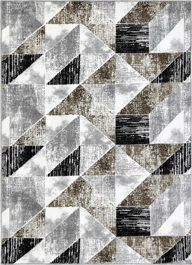 Ковер для жилой комнаты Plato Hali Soft 6238-MINK-ANTHRACITE (0.8x1.5)