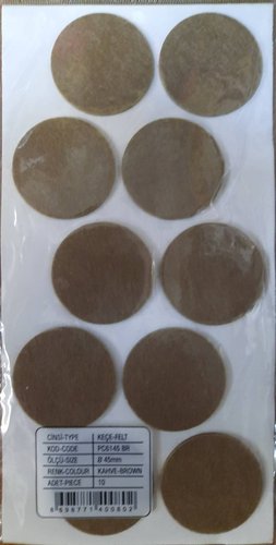 Подпятник Pacific фетровый д.45 (коричневый)