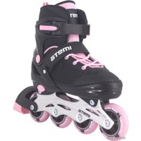 Роликовые коньки Atemi AIS01AL S (р. 30-33, черный/розовый)
