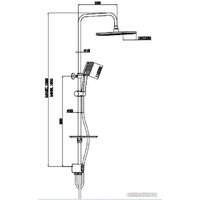 Душевая система  Esko ST1450