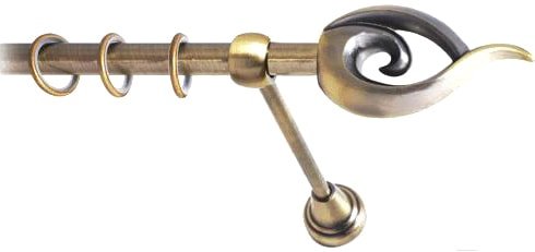 

Карниз для штор Lm Decor Наутилус (антик, гладкая, 3.2м 16мм, 1 ряд)