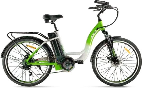 

Электровелосипед Eltreco White 2422 (белый/зеленый)