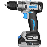 Дрель-шуруповерт Deko ZKCD20V One+ 084-1003 (с 2-мя АКБ, кейс)