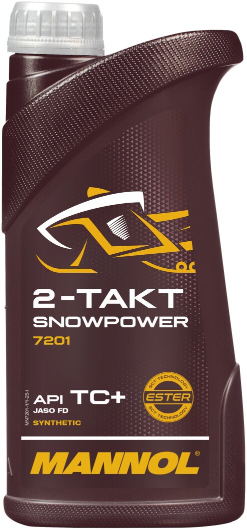 Моторное масло Mannol 2-Takt Snowpower 1л