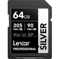 Карта памяти Lexar Professional SILVER SDXC LSDSILV064G-BNNNG 64GB