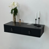 Туалетный столик без зеркала Shtabe Royal 5110 эко (черный/р.черная)