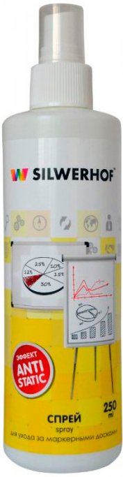 

Чистящая жидкость для маркерных досок Silwerhof 671209 250 мл
