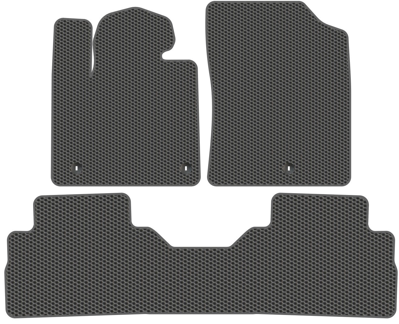 

Комплект ковриков для авто Alicosta Hyundai Santa Fe IV (suv 5 мест / TM) 2021 - Н.В. задний цельный (серый)