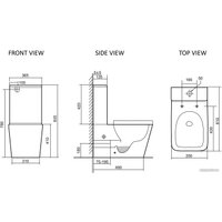 Унитаз напольный SantiLine SL-5028