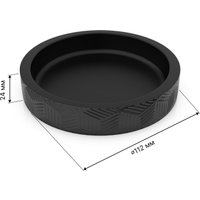 Аксессуары для ванной и туалета FORA Delicate Black (4 предмета)