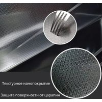 Кухонная мойка Vermon 6050 дозатор, коландер, сифон, гофра (графит декор соты) в Орше