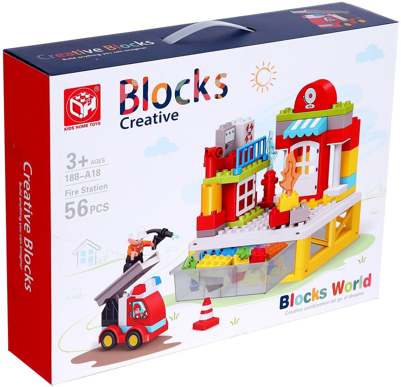 

Конструктор Kids Home Toys Пожарная станция 188-A18 7120611