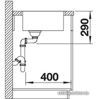 Кухонная мойка Blanco Andano 450-IF (без клапана-автомата)