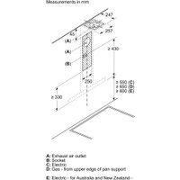 Кухонная вытяжка Bosch Serie 2 DWB96BC60