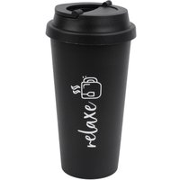 Стакан Darvish С крышкой SR-H-1664-4 (черный)