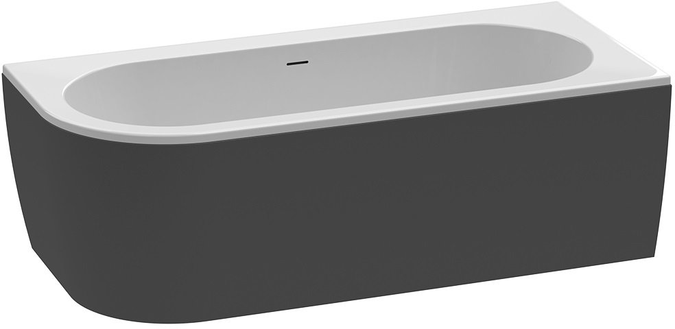 

Ванна Cezares Slim Corner-180-80-60-R-NERO-SET