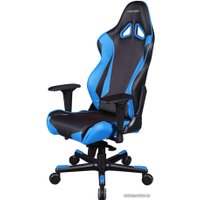 Игровое (геймерское) кресло DXRacer Racing OH/RJ001/NB (черный/синий)