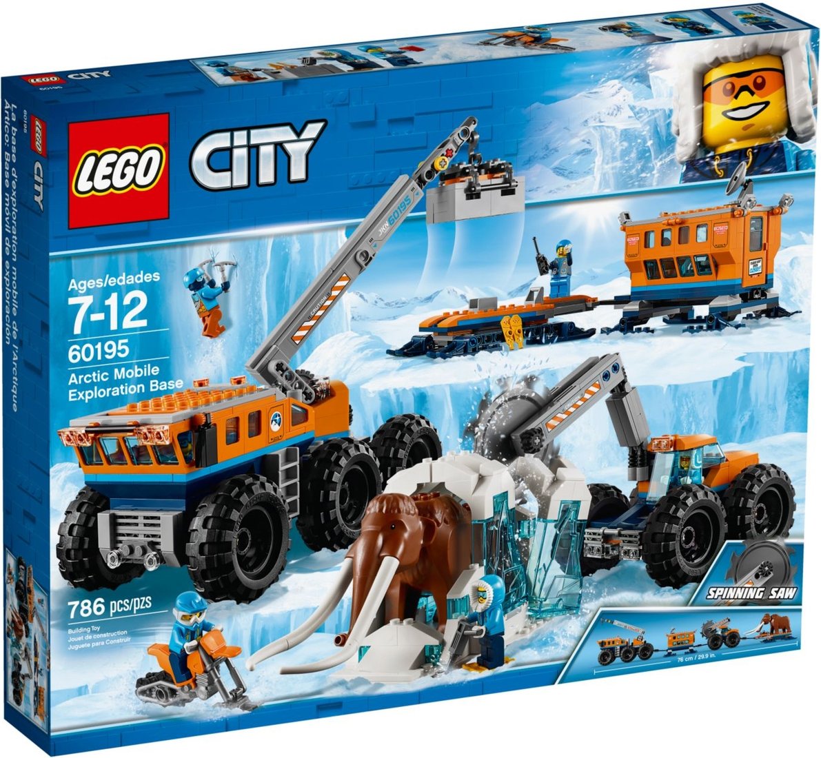 

Конструктор LEGO City 60195 Передвижная арктическая база