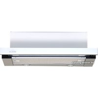 Кухонная вытяжка Elikor Интегра Glass 45Н-400-В2Д (нержавеющая сталь/белое стекло) (943433)