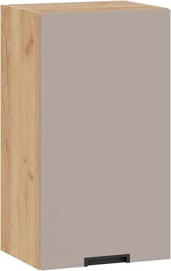 

Шкаф навесной Трия Гренада 1В4 с одной дверью (дуб крафт золотой/холст латте)