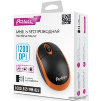 Мышь Partner Cordless WM-025 (черный/оранжевый)