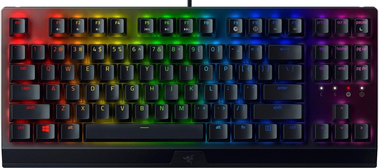 

Клавиатура Razer BlackWidow V3 Tenkeyless Green Switch (нет кириллицы)