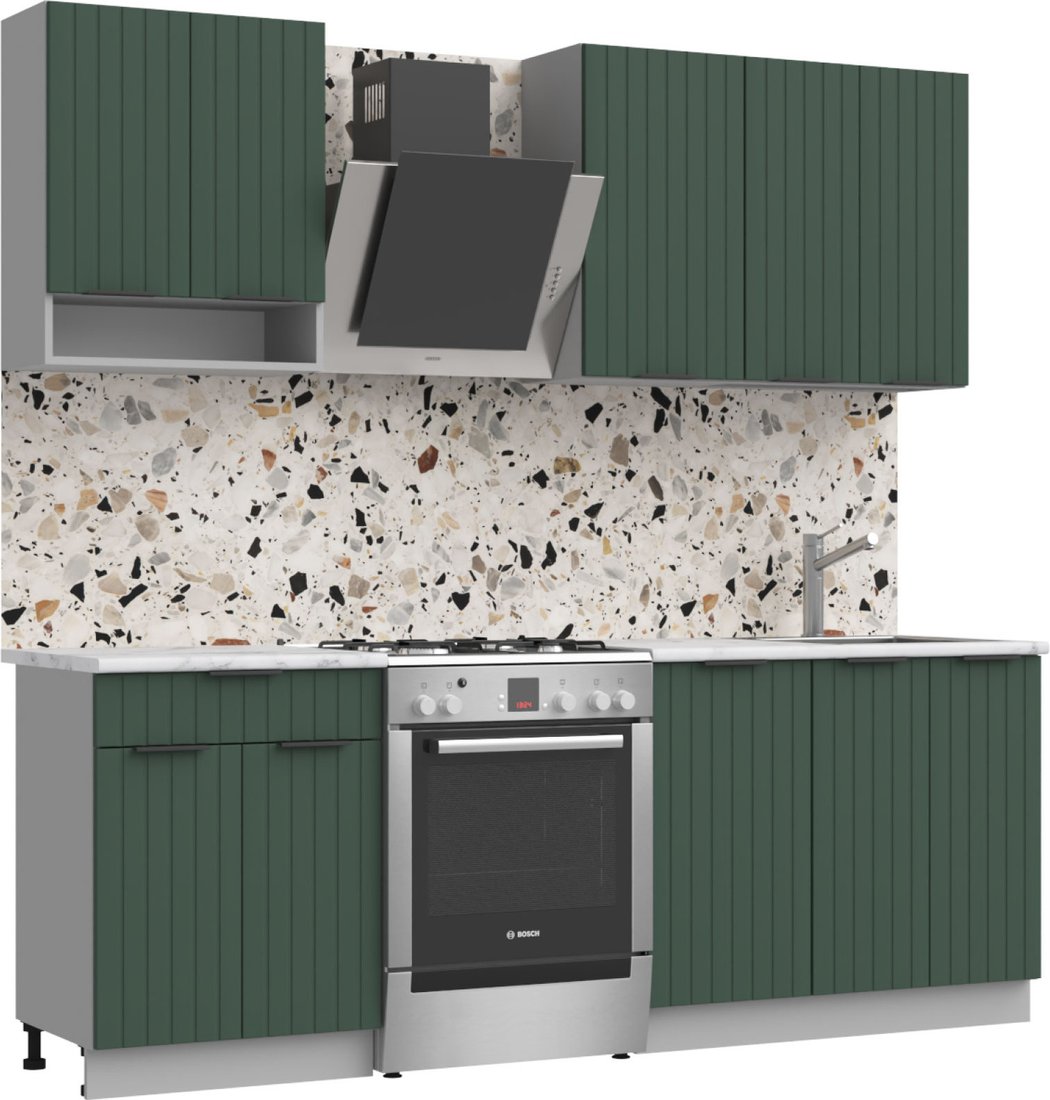 

Готовая кухня Arvento АНТА-плюс 1.6м (зеленый)