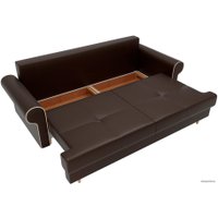 Диван Лига диванов Сплин 101691 (экокожа, коричневый)