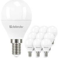 Светодиодная лампочка Defender P45-10W-830-E14