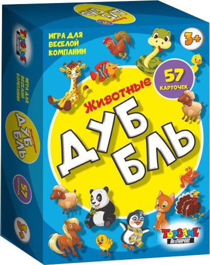 

Настольная игра Topgame ДуББль Животные 01516