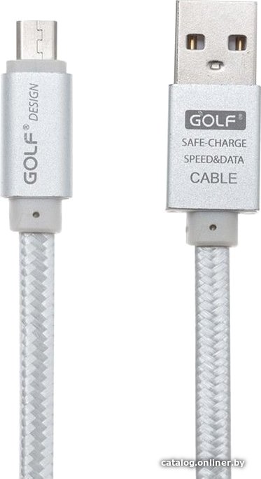 Кабель GOLF GC-10m (серебристый)