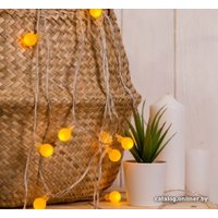 Светодиодная гирлянда Luazon Шарики желтые 3590702