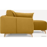 Угловой диван Divan Льери Мини Velvet Yellow 240326 (желтый)
