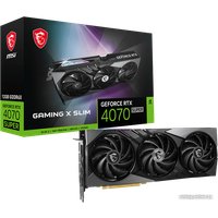 Видеокарта MSI GeForce RTX 4070 Super 12G Gaming X Slim