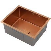 Кухонная мойка Roxen Uno 560210-54BR-GR бронза/текстурная PVD покрытие (с ролл-матом и дозатором)