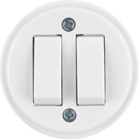 Выключатель TDM Electric Ретро SQ1806-0509 (белый)