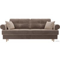 Диван Лига диванов Сплин 101675 (велюр, коричневый)