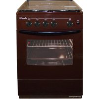 Кухонная плита Лысьва ГП 400 М2С-2у (стеклянная крышка, коричневый)