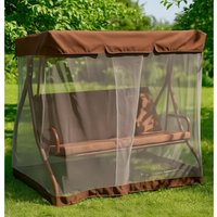 Садовые качели ПИК Лючия (коричневый)