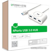 USB-хаб  Ugreen CR113 20283 (белый)