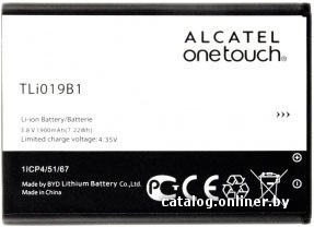 Аккумулятор для телефона Копия Alcatel TLi019B1