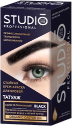 с эффектом татуажа (экстра-черный)