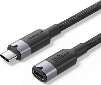 Удлинитель Vention TRFBF USB 3.2 Gen2 Type-C - USB 3.2 Gen2 Type-C (1 м, черный)