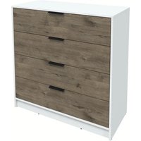 Комод Интерлиния Концепт КТ-К100 (дуб веллингтон/белый платинум)