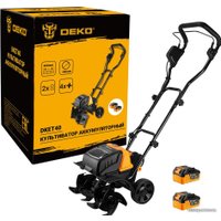 Мотокультиватор аккумуляторный Deko DKET40 065-1203 (с 2-мя АКБ)
